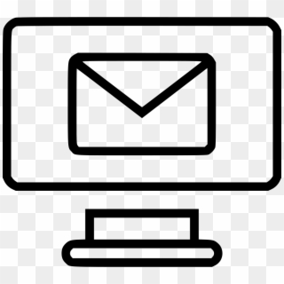 Monitor Mac Message Email Svg Png Icon Ⓒ - Wireframes & Mockups Icon Clipart
