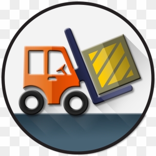 Computer, Management, Logistic, Icon, Vector, Cargo - Logistik Transparent Clipart