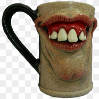 #freetoedit #scary #creepy #face #ugly #fun #cup - Beer Stein Clipart