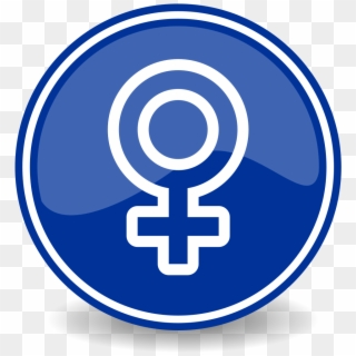 Correct Female Icon - Emblem Clipart