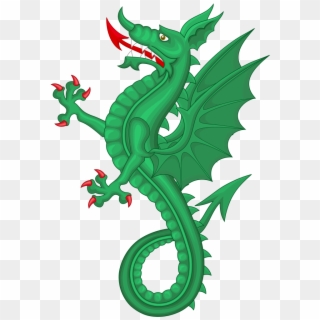 File - Braganca Dragon - Svg - Green Dragon Coat Of Arms Clipart