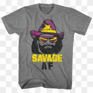 Free Png Savage Af Macho Man T Png Image With Transparent - T Shirt The Clash Clipart