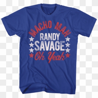 Macho Man Randy Savage Oh Yeah T-shirt - Active Shirt Clipart