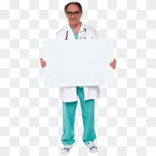 Free Png Download Doctor Holding Banner Png Images - Neck Manipulation Chiropractic And Stroke Clipart