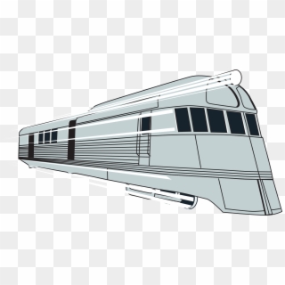 Train Smoke Vector - Speeding Train Png Clipart