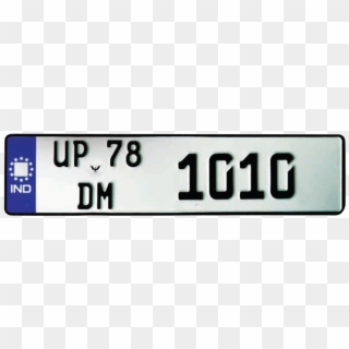 Special Type B Embossed Number Plate - Display Device Clipart