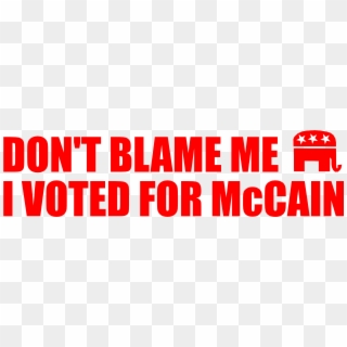 Voted-mccain - Oval Clipart