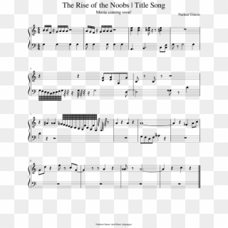 The Rise Of The Noobs - Undertale Once Upon A Time Piano Sheet Clipart