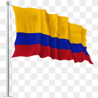 Colombia Waving Flag Png Image Clipart