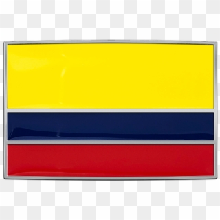Colombia Flag Buckle - Parallel Clipart