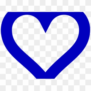Blue Heart Clipart - Heart - Png Download