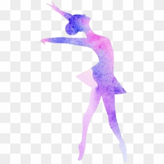 Ballet Balerin Purple Elegant Clipart