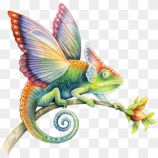 Chameleon - Drawing Clipart