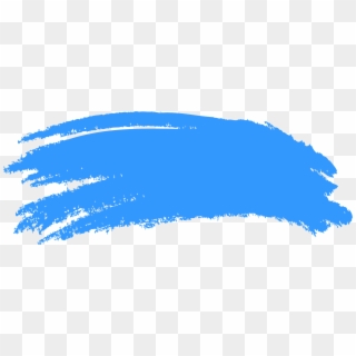 Blue Paint Brush Stroke Vector Paintbrush Abstract - Blue Brush Stroke Png Clipart
