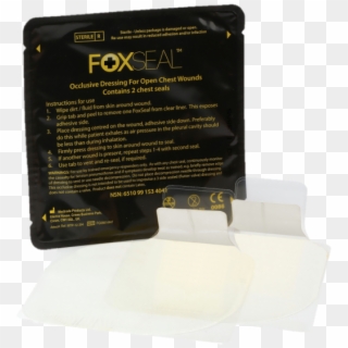Foxseal, Chest Seal - Fox Seal Occlusive Dressing Clipart