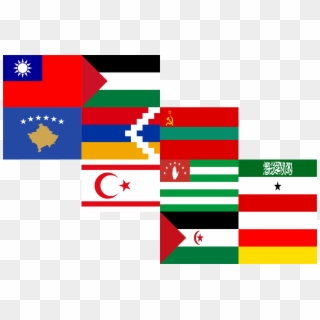 Flags Of States With Limited Recognition - States With Limited Recognition Clipart