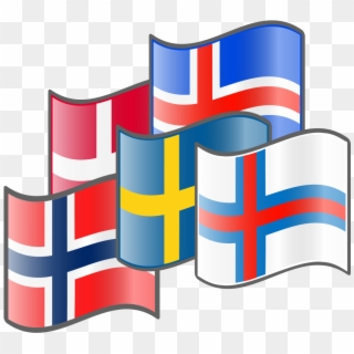 Nuvola Nordic Flags - Scandinavian Flag Png Clipart