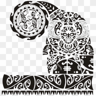 Chest Tattoo Png Clipart - Maori Tattoo Transparent Png