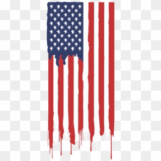 American Flag,graffiti,usa,united States Flag,paint,dripping - Bleeding Flag Clipart
