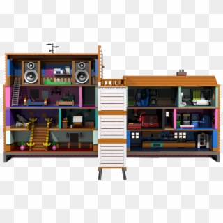 Lego Maniac Mansion , Png Download - Shelf Clipart