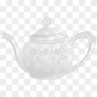 Teapot Digital Image Gray Scale - Teapot Clipart