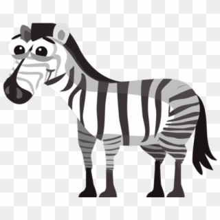 Zebra Png Transparent Images - Cute Cartoon Animals Png Clipart