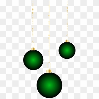 Transparent Christmas Green Ornaments Png Clipart - Earrings