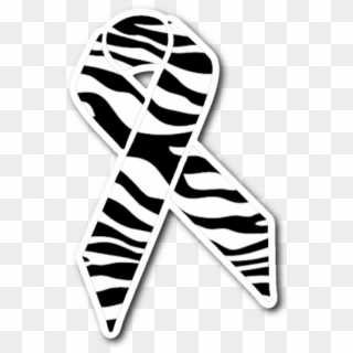 Free Png Download Zebra Ribbon For Rare Disease Png - Rare Disease Ribbon Clipart