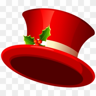 Christmas Top Hat Transparent Png Clipart - Christmas Elf Hat Transparent Background