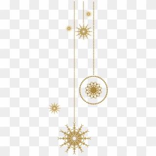 Noble Ornaments Transparent - Copos De Nieve Colgantes Png Clipart