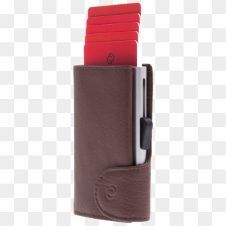 C-secure Aluminum Card Holder With Genuine Leather - C Secure Wallet Clipart