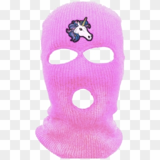 • Winter Spring Mask Transparent Ski Spring Break Springbreakers - Pink Ski Mask Transparent Clipart