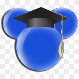 Free Mickey Mouse Ears Silhouette Download Free Clip - Graduation Minnie Mouse Head - Png Download