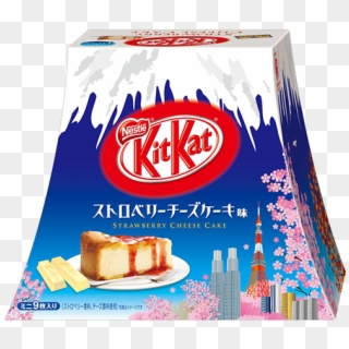 Kit Kat Mount Fuji Strawberry Cheesecake Flavor - Kit Kat Fuji Clipart