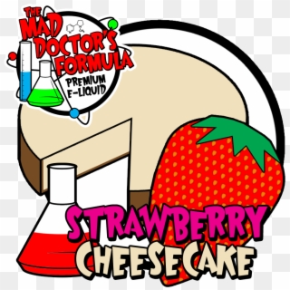 Strawberry Cheesecake 30ml - Funny Cartoon Strawberry Cheesecake Clipart