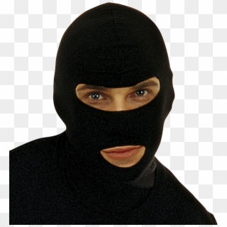 Balaclava, Mask Png - Black Robber Mask Clipart