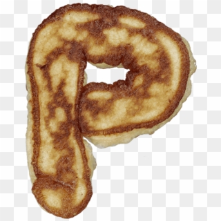 Small Pancakes Font - Food That Looks Like The Letter P Clipart