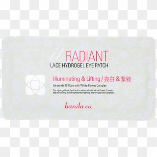 It Radiant Lace Hydrogel Eye Patch - Business Card Clipart