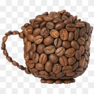 Coffee Pot Of Coffee Beans Png Clipart Picture - Coffee Beans Transparent Background