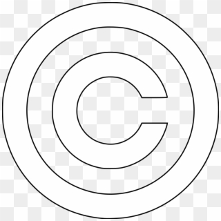 Copyright Symbol Download Transparent Png Image - Copyright Logo White Png Clipart