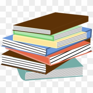Book Stack Vector Png Clipart