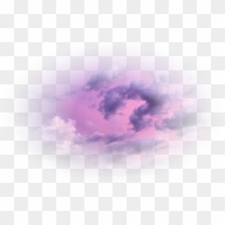Background Purple Moon Heaven Sky Clouds - Colorful Cloud Transparent Clipart