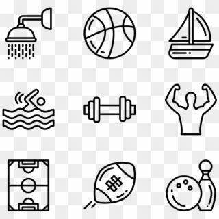 Gym Icons 6 067 Free Vector Icons Rh Flaticon Com Bullet - Game Line Icon Clipart