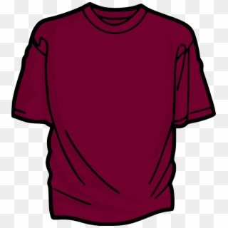 Clothes Cartoon Png - Red T Shirt Flashcard Clipart