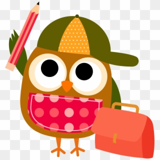 Homework Clipart Owl - Back To School Owl Clipart - Png Download