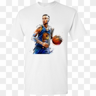 Stephen Curry Golden State Warriors T-shirt - Stephen Curry Clipart