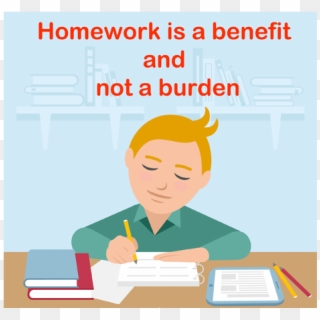 Homework Is A Benefit Not A Burden - Homework Clipart