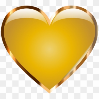 Download Gold Starburst Png Photos - Transparent Background Golden Heart Png Clipart