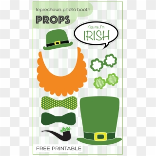 Picture Transparent Download Free Printable Patrick - Saint Patrick's Day Photo Props Clipart