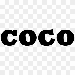 Coco By Franco Fernandez Is A Font Based On The Title - Coco Font Clipart